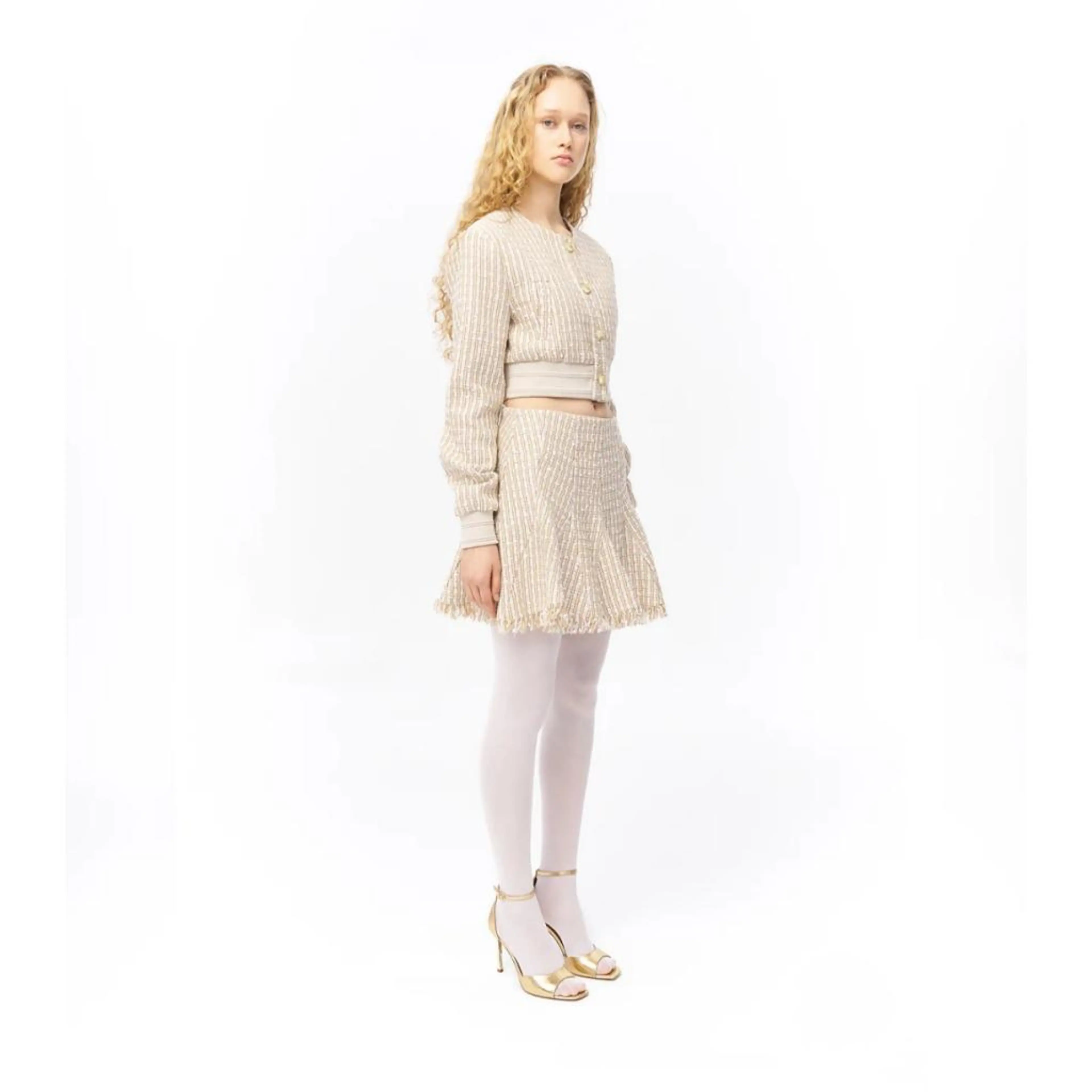 Beige Tweed